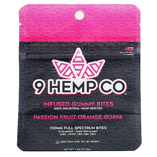 9 Hemp Co - PASION FRUIT ORANGE GUAVA
