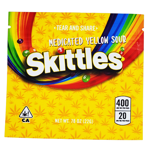 SKITTLES MEDICATED YELLOW SOUR